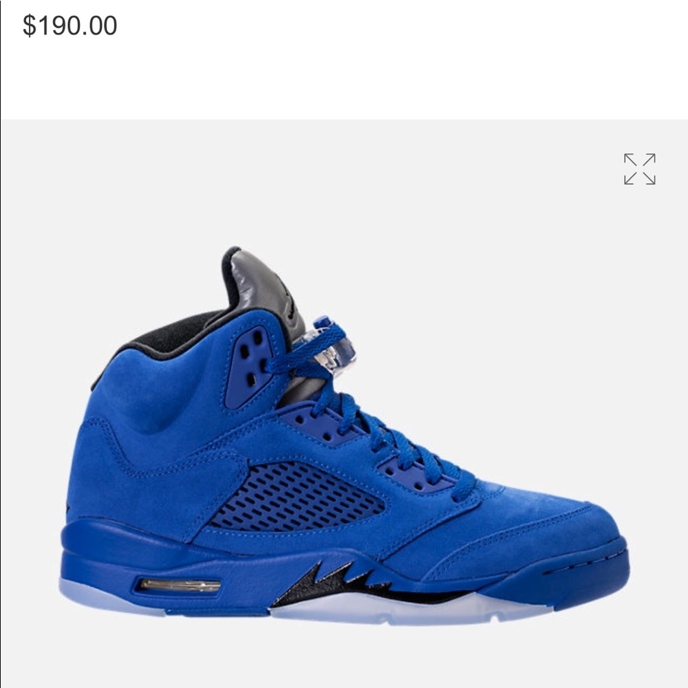 Jordan 5 retro Blue suede 10.5